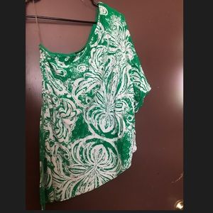 INC Over Shoulder Top